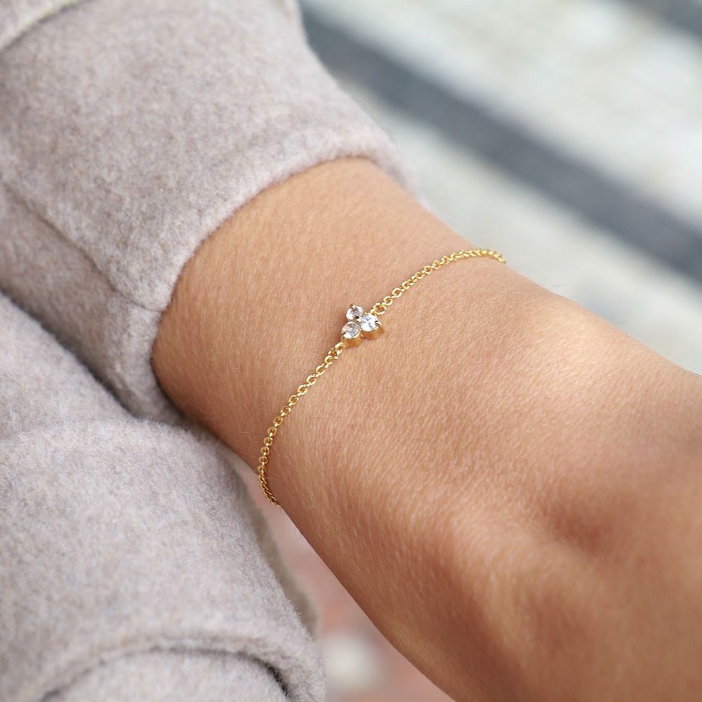 Mejuri | Sapphire Lotus Bracelet